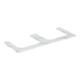 Geberit Waschtisch-Platte One 120x2x47cm, AS 2-f., SZ, Marmor we/ma-1