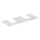 Geberit Waschtisch-Platte One 120x2x47cm, AS 2-f., SZ, Marmor we/ma-1