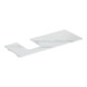 Geberit Waschtisch-Platte One 120x2x47cm, AS li, Steinz., Marmor we/ma-1