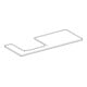 Geberit Waschtisch-Platte One 120x2x47cm, AS li, Steinz., Marmor we/ma-4