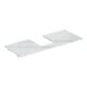 Geberit Waschtisch-Platte One 120x2x47cm, AS mi, Steinz., Marmor we/ma-1