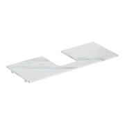 Geberit Waschtisch-Platte One 120x2x47cm, AS mi, Steinz., Marmor we/ma