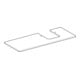 Geberit Waschtisch-Platte One 120x2x47cm, AS re, Steinz., Marmor we/ma-5
