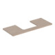 Geberit Waschtisch-Platte One 120x3x47cm, Eiche/Mela Holz, AS mit.-1