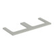Geberit Waschtisch-Platte One 120x3x47cm, greige/lackiert m, AS 2-fach-1