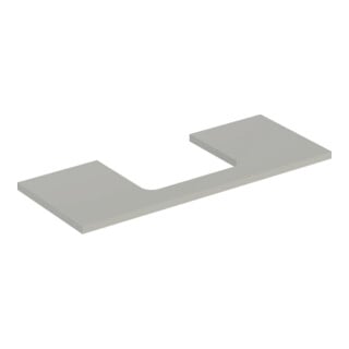 Geberit Waschtisch-Platte One 120x3x47cm, greige/lackiert m, AS mit.