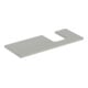 Geberit Waschtisch-Platte One 120x3x47cm, greige/lackiert m, AS re-1