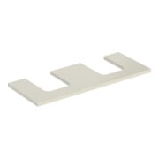 Geberit Waschtisch-Platte One 120x3x47cm, sand-grau/l hg, AS 2-fach