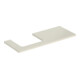 Geberit Waschtisch-Platte One 120x3x47cm, sand-grau/l hg, Ausschn li-1