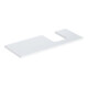 Geberit Waschtisch-Platte One 120x3x47cm, w/lack. hochgl., Ausschn re-1