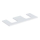 Geberit Waschtisch-Platte One 120x3x47cm, w/lack. ma, Ausschn zweifach-1