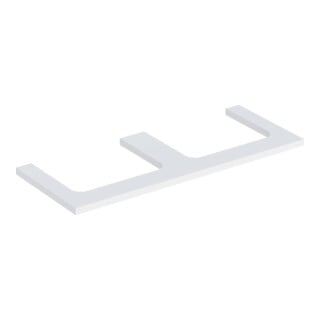 Geberit Waschtisch-Platte One 120x3x47cm, w/lack. ma, Ausschn zweifach