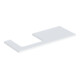 Geberit Waschtisch-Platte One 120x3x47cm, w/lack. ma, Ausschnitt links-1