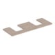 Geberit Waschtisch-Platte One 135x3x47cm, Eiche/Mela Holz, AS 2-fach-1