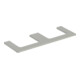 Geberit Waschtisch-Platte One 135x3x47cm, greige/lackiert m, AS 2-fach-1