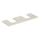 Geberit Waschtisch-Platte One 135x3x47cm, sand-grau/l hg, AS 2-fach-1