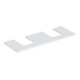 Geberit Waschtisch-Platte One 135x3x47cm, w/lack. ma, Ausschn zweifach-1