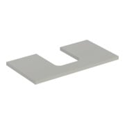 Geberit Waschtisch-Platte One 75x3x47cm, greige/lackiert m, AS mit.