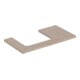 Geberit Waschtisch-Platte One 90x3x47cm, Eiche/Mela Holz, Ausschn li-1