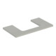 Geberit Waschtisch-Platte One 90x3x47cm, greige/lackiert m, AS mit.-1
