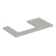 Geberit Waschtisch-Platte One 90x3x47cm, greige/lackiert m, Ausschn li-1