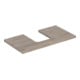 Geberit Waschtisch-Platte One 90x3x47cm, N hick./Mela Holz, AS mit.-1