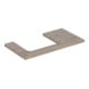 Geberit Waschtisch-Platte One 90x3x47cm, N hick./Mela Holz, Ausschn li-1