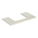 Geberit Waschtisch-Platte One 90x3x47cm, sand-grau/l hg, Ausschn mit.-1