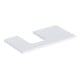 Geberit Waschtisch-Platte One 90x3x47cm, w/lack. ma, Ausschnitt links-1