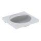 Geberit Waschtisch Preciosa 60x55cm, w, o Hahnl., o. ÜL, m Ablagefl.-1