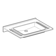 Geberit Waschtisch Publica 70x55cm, o HL, o Ü, m Auss, BF, dem., w--5