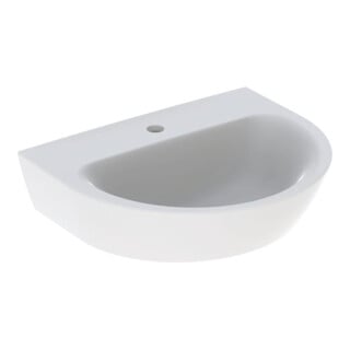 Geberit Waschtisch Renova 55x45cm, we/KeraTe, m Hahnl., o. ÜL