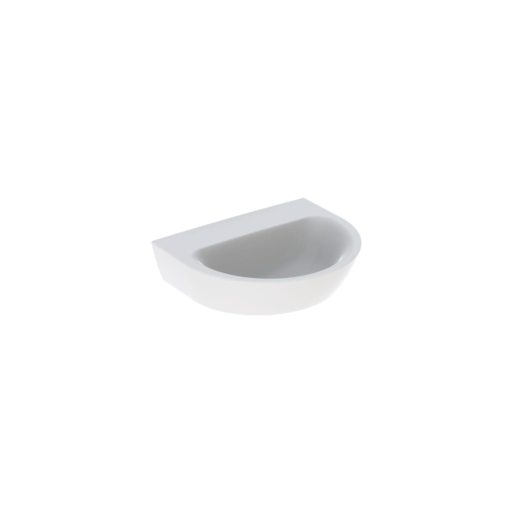 Geberit Waschtisch Renova 55x45cm, we/KeraTe, o. Hahnl., o. ÜL