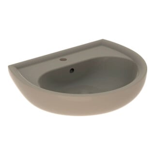 Geberit Waschtisch Renova 60x49cm, beige, m Hahnloch, mit Überlauf