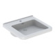 Geberit Waschtisch Renova Comfort 55x52,5cm, BF, m Hahnl., m ÜL, we.-1