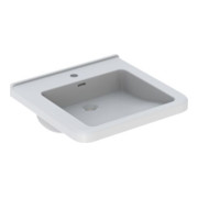 Geberit Waschtisch Renova Comfort 55x52,5cm, BF, m Hahnl., m ÜL, we.