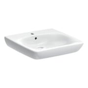 Geberit Waschtisch Renova Comfort 60x55cm, BF, m HL mit. + ÜL, we. K-Tect