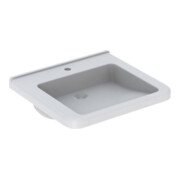 Geberit Waschtisch Renova Comfort 65x55cm, BF, m Hahnl., o. ÜL, we. K-Tect