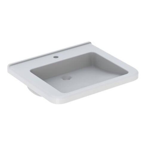 Geberit Waschtisch Renova Comfort 65x55cm, BF, m Hahnl., o. ÜL, we. K-Tect