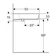 Geberit Waschtisch Renova Comfort 65x55cm, BF, m Hahnl., o. ÜL, we. K-Tect-2