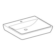 Geberit Waschtisch Renova Comfort 65x55cm, BF, m Hahnl., o. ÜL, we. K-Tect-4