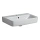 Geberit Waschtisch Renova Compact 55x37cm, we., mit Hahnloch, mit Überlauf-1