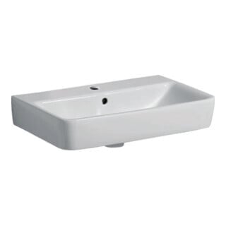 Geberit Waschtisch Renova Compact 60x37cm, we. K-Tect, m Hahnl., m ÜL