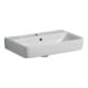 Geberit Waschtisch Renova Compact 60x37cm, we., mit Hahnloch, mit Überlauf-1