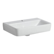 Geberit Waschtisch Renova Compact Hahnloch mittig, ohne Überlauf, 55cm
