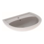 Geberit Waschtisch RENOVA mit Hahnloch, mit Überlauf 600 x 490 mm weiß-1