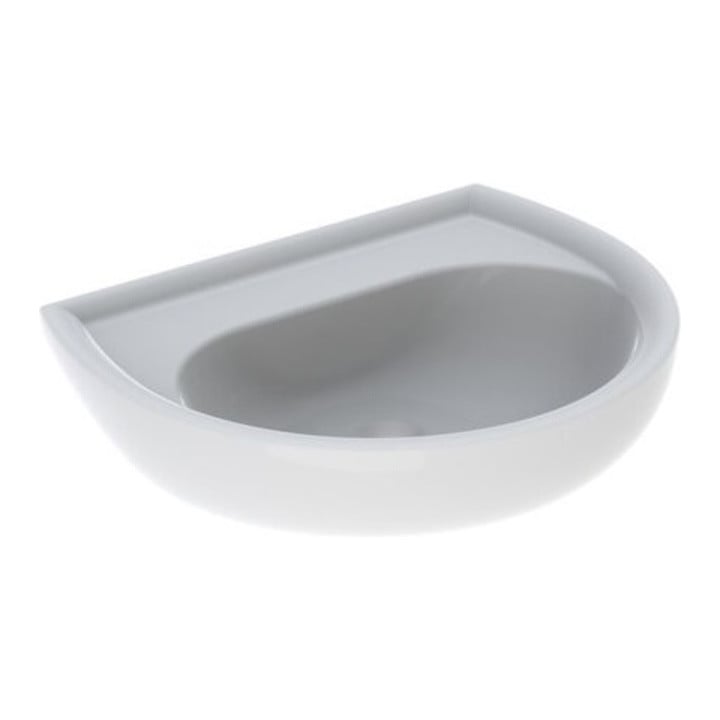 Geberit Waschtisch RENOVA ohne Hahnloch, ohne Überlauf 600 x 490 mm weiß