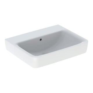 Geberit Waschtisch Renova Plan 55x44cm, o. Hahnl., m ÜL, weiß KeraTect