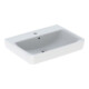 Geberit Waschtisch Renova Plan 65x48cm, Hahnl. mit., m ÜL, we. KeraTect-1