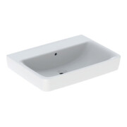 Geberit Waschtisch Renova Plan 65x48cm, o. Hahnloch, mit Überlauf, weiß
